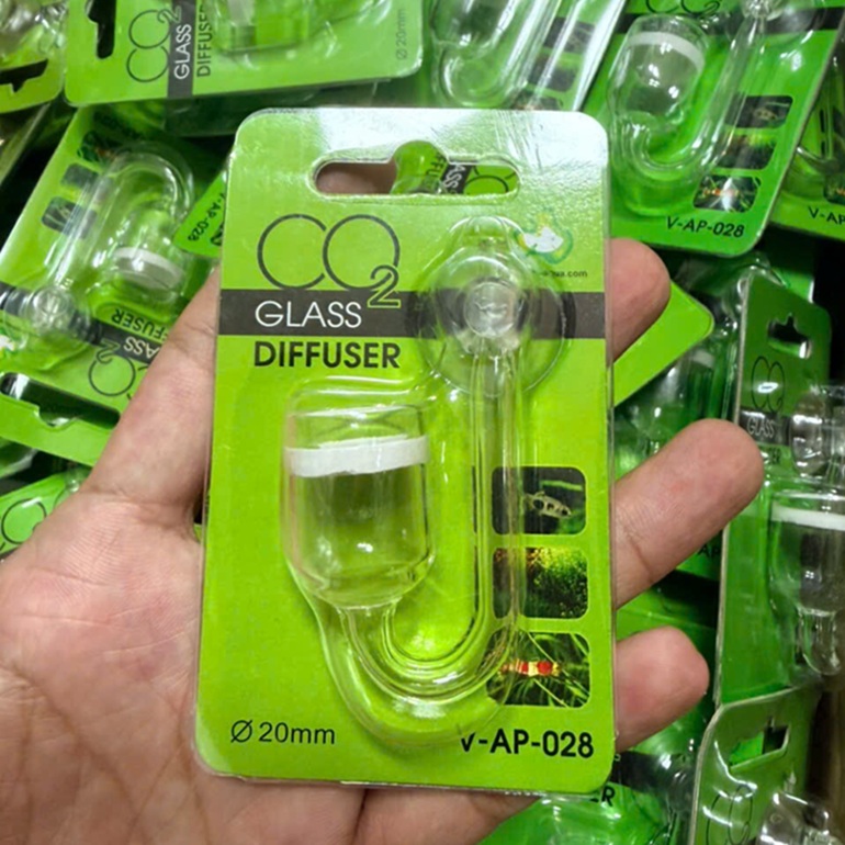 Sủi Co2 thủy tinh 20mm