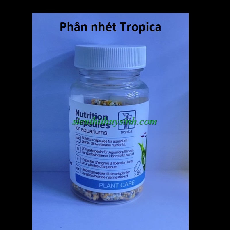 Phân nhét Tropica (hộp 50V)