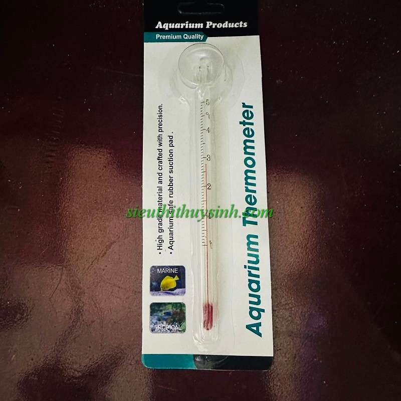 Nhiệt kế thủy ngân thẳng 15cm - Trắng