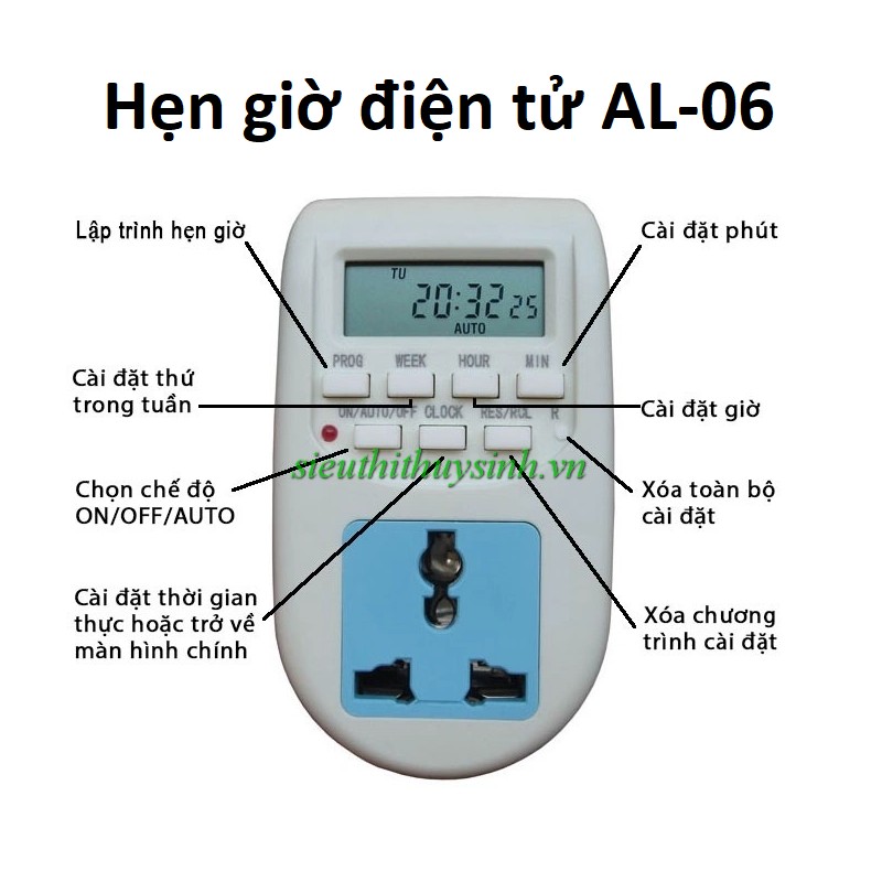 Hẹn giờ điện tử (timer) AL-06